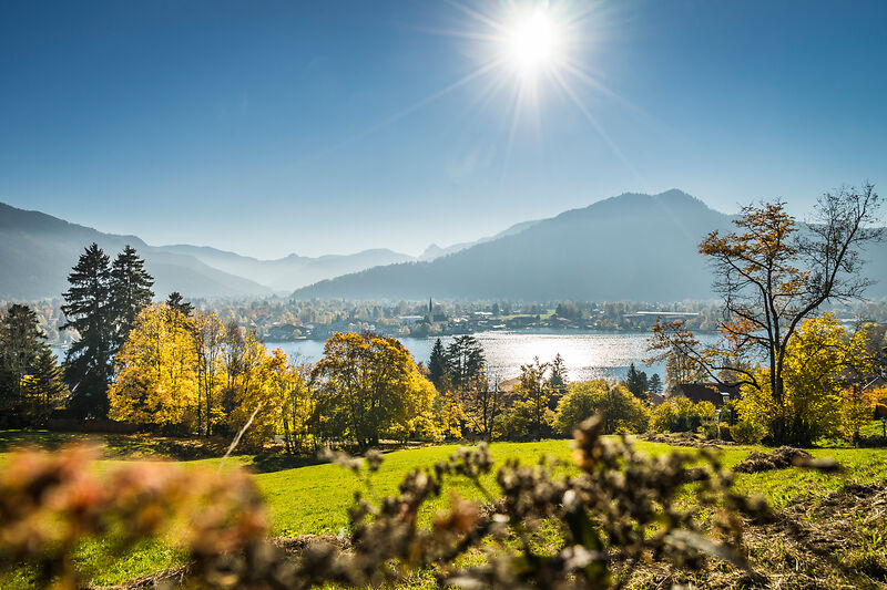 Sonnenstrahlen im Tegernseer Tal